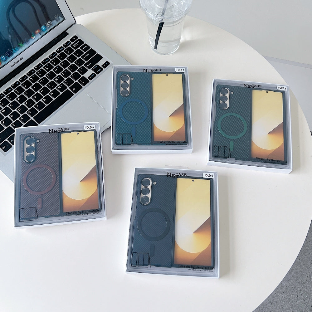 Carbon Grid Pattern Magsafe Phone Case - Samsung Z Series