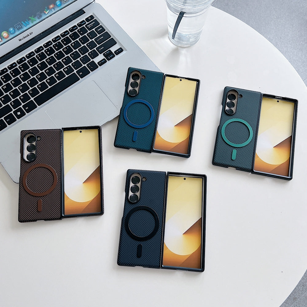 Carbon Grid Pattern Magsafe Phone Case - Samsung Z Series
