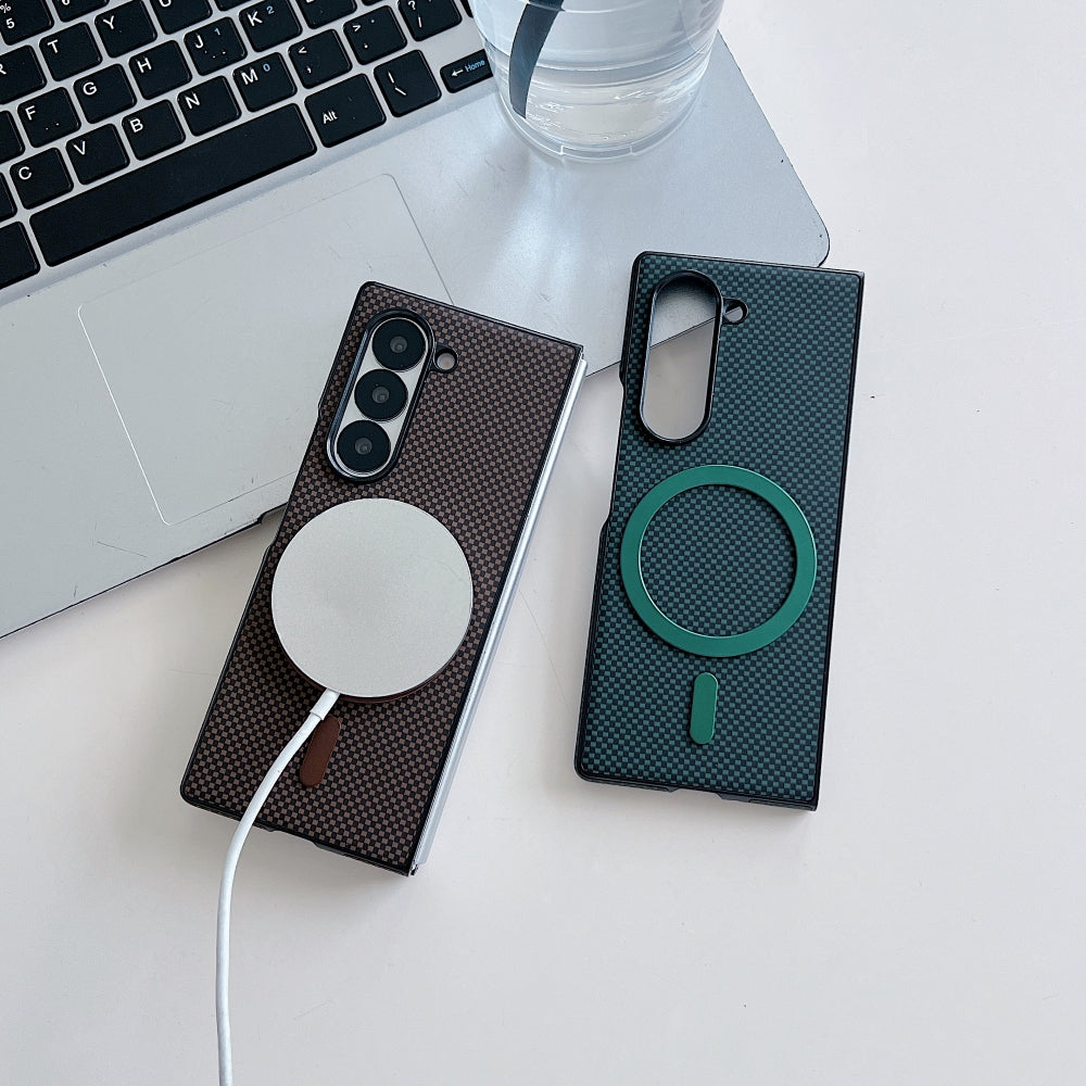 Carbon Grid Pattern Magsafe Phone Case - Samsung Z Series