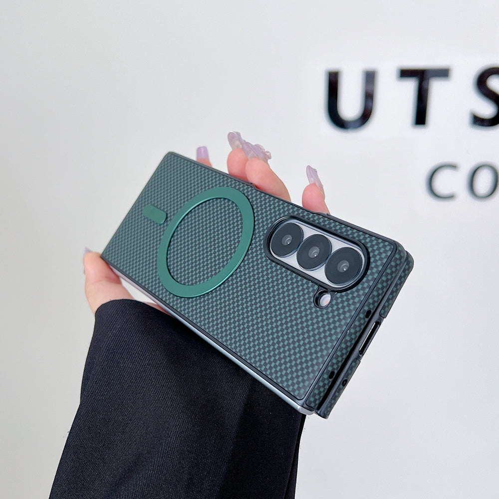 Carbon Grid Pattern Magsafe Phone Case - Samsung Z Series