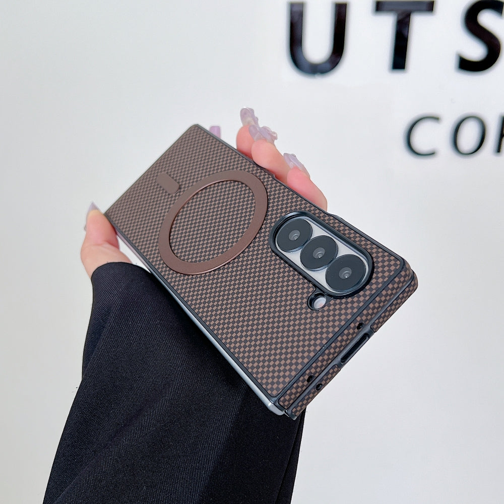 Carbon Grid Pattern Magsafe Phone Case - Samsung Z Series