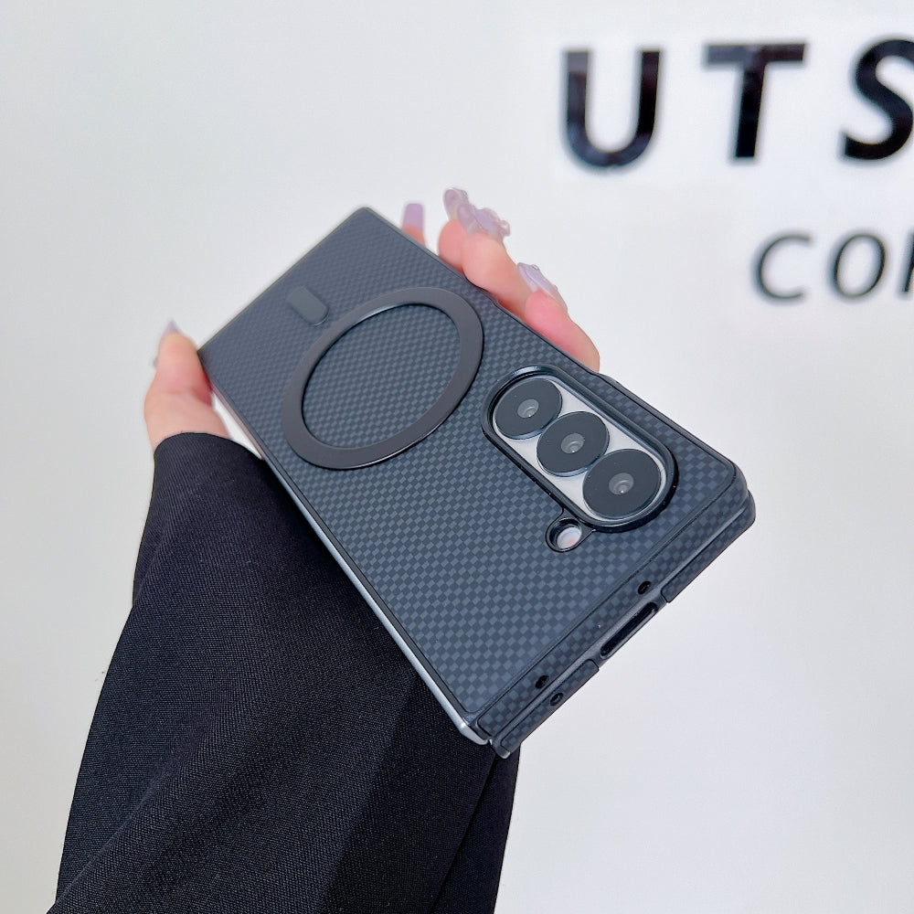 Carbon Grid Pattern Magsafe Phone Case - Samsung Z Series