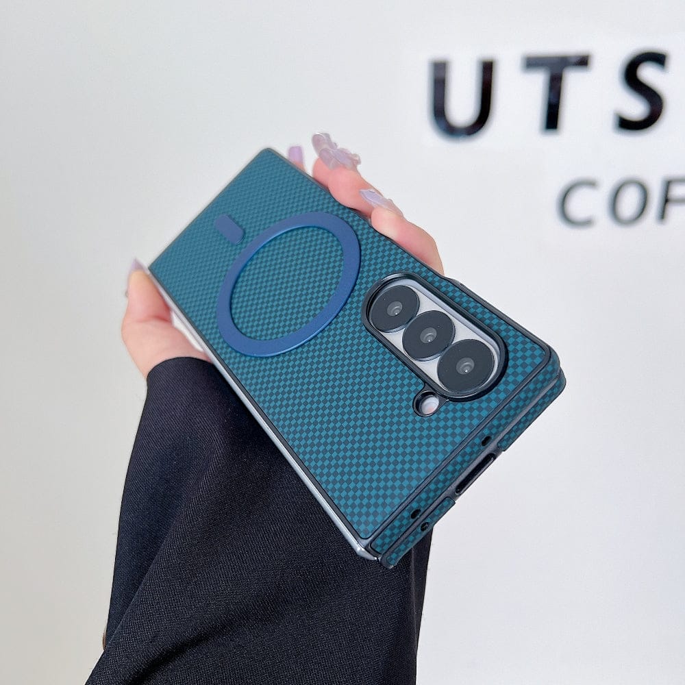 Carbon Grid Pattern Magsafe Phone Case - Samsung Z Series
