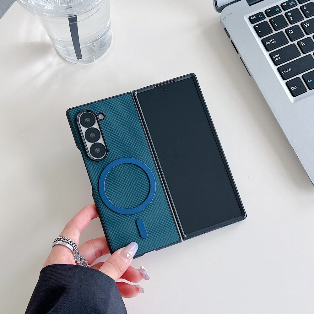 Carbon Grid Pattern Magsafe Phone Case - Samsung Z Series