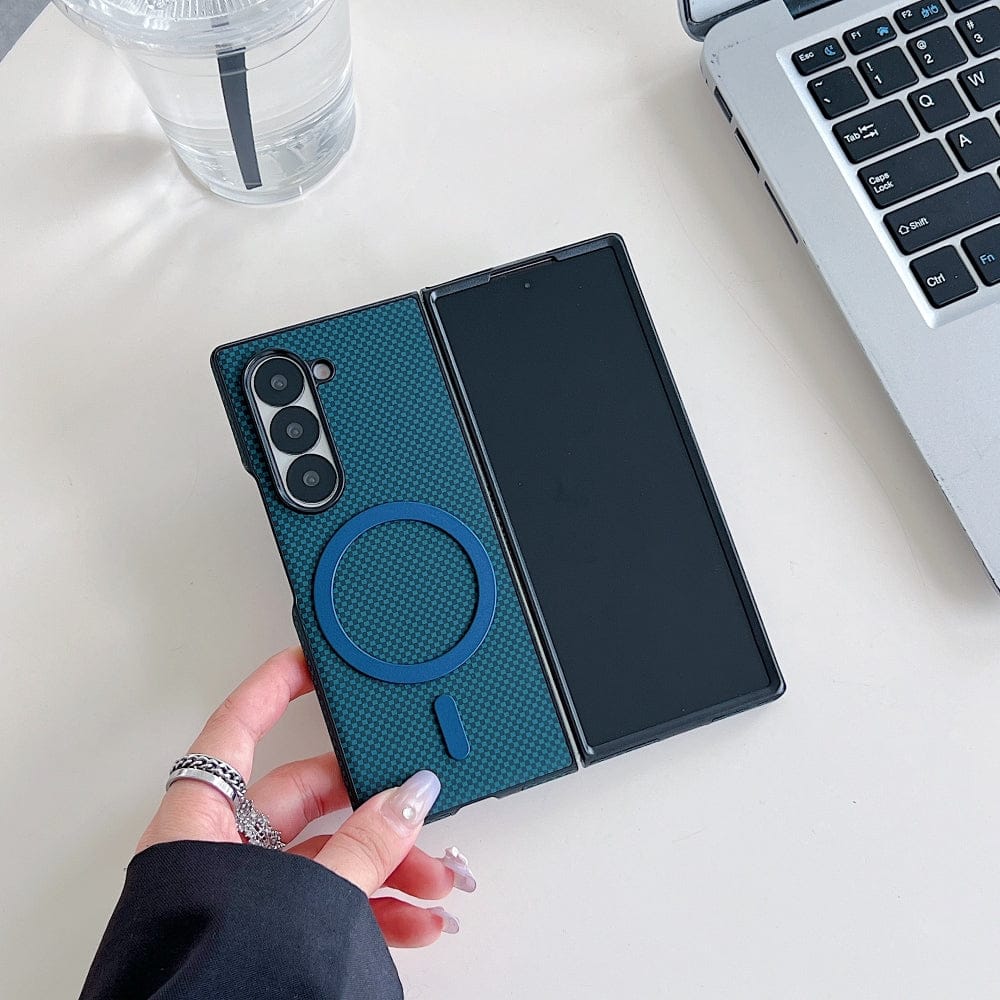 Carbon Grid Pattern Magsafe Phone Case - Samsung Z Series