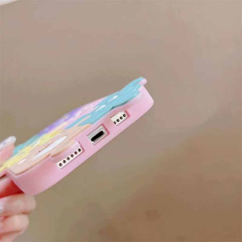 3D Cartoon Puzzle Silicone Shockproof Soft Phone Case - iPhone 12 Pro