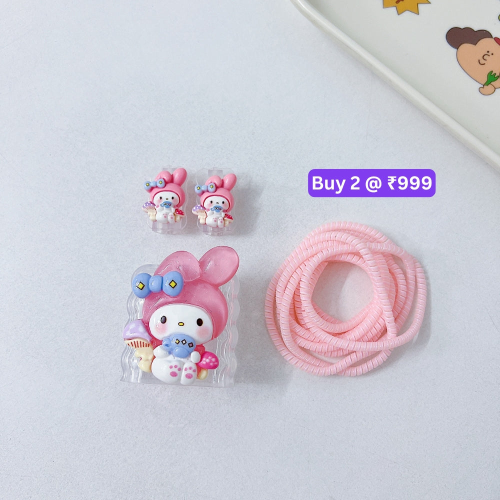 3D Cute Cartoon Doll TPU (Soft) Charger Case