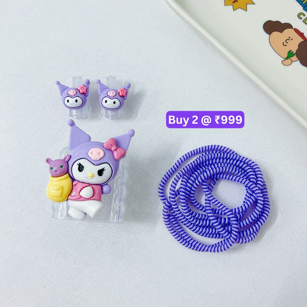 3D Cute Cartoon Doll TPU (Soft) Charger Case