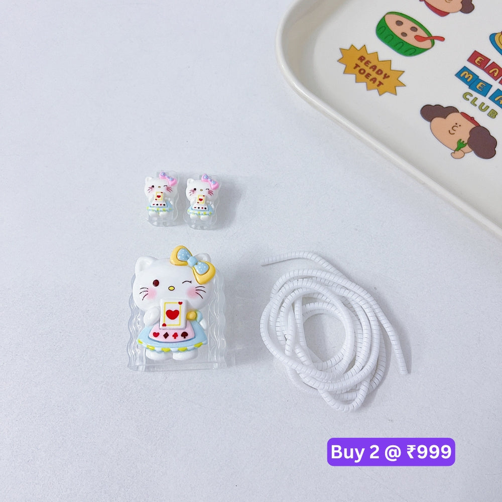 3D Cute Cartoon Doll TPU (Soft) Charger Case