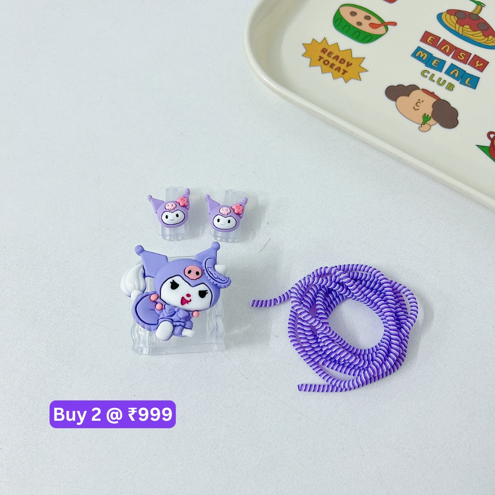 3D Cute Cartoon Doll TPU (Soft) Charger Case