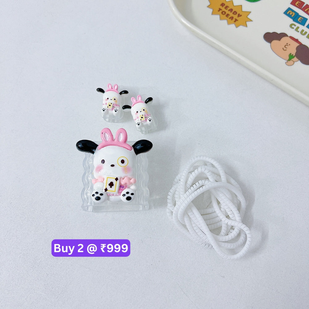 3D Cute Cartoon Doll TPU (Soft) Charger Case