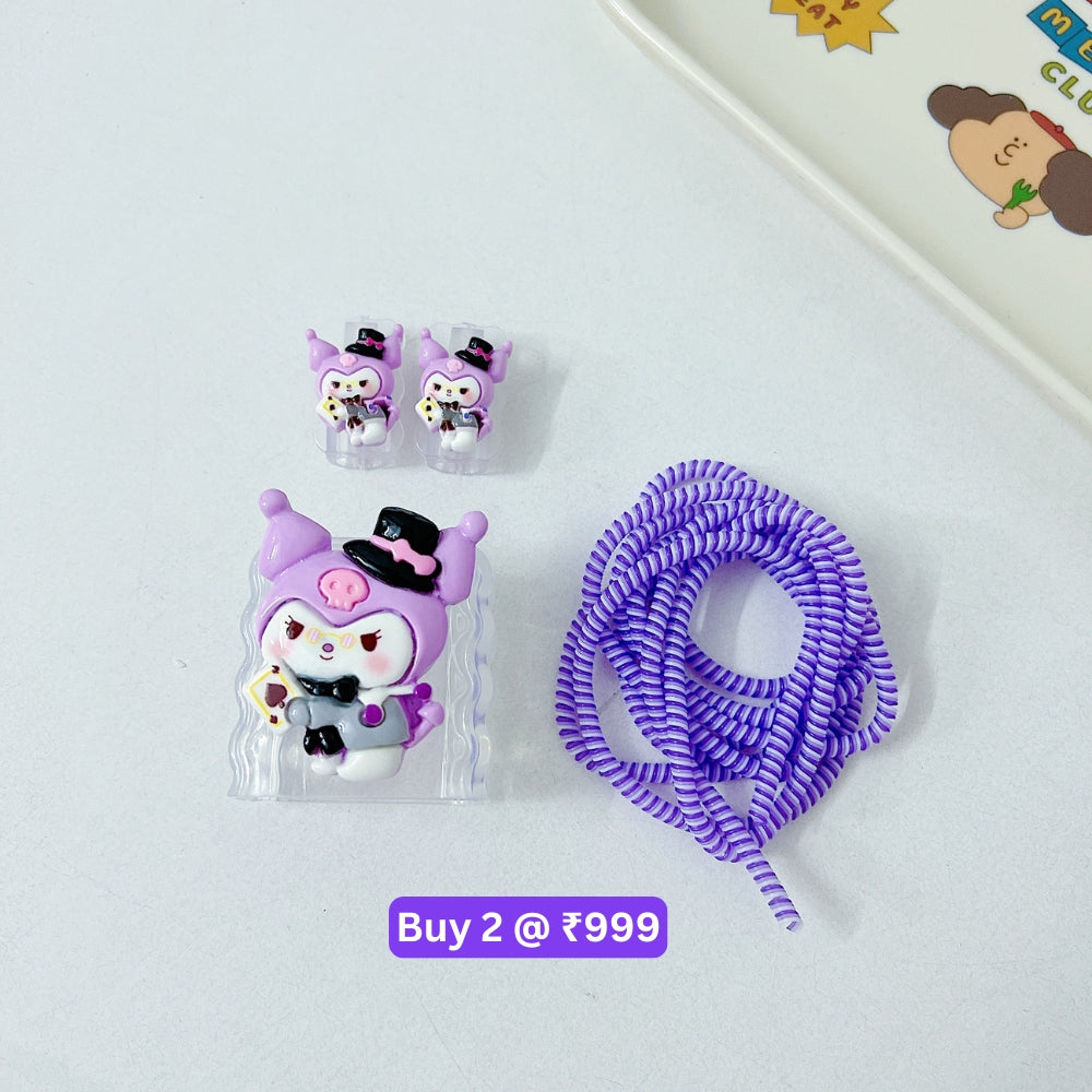 3D Cute Cartoon Doll TPU (Soft) Charger Case