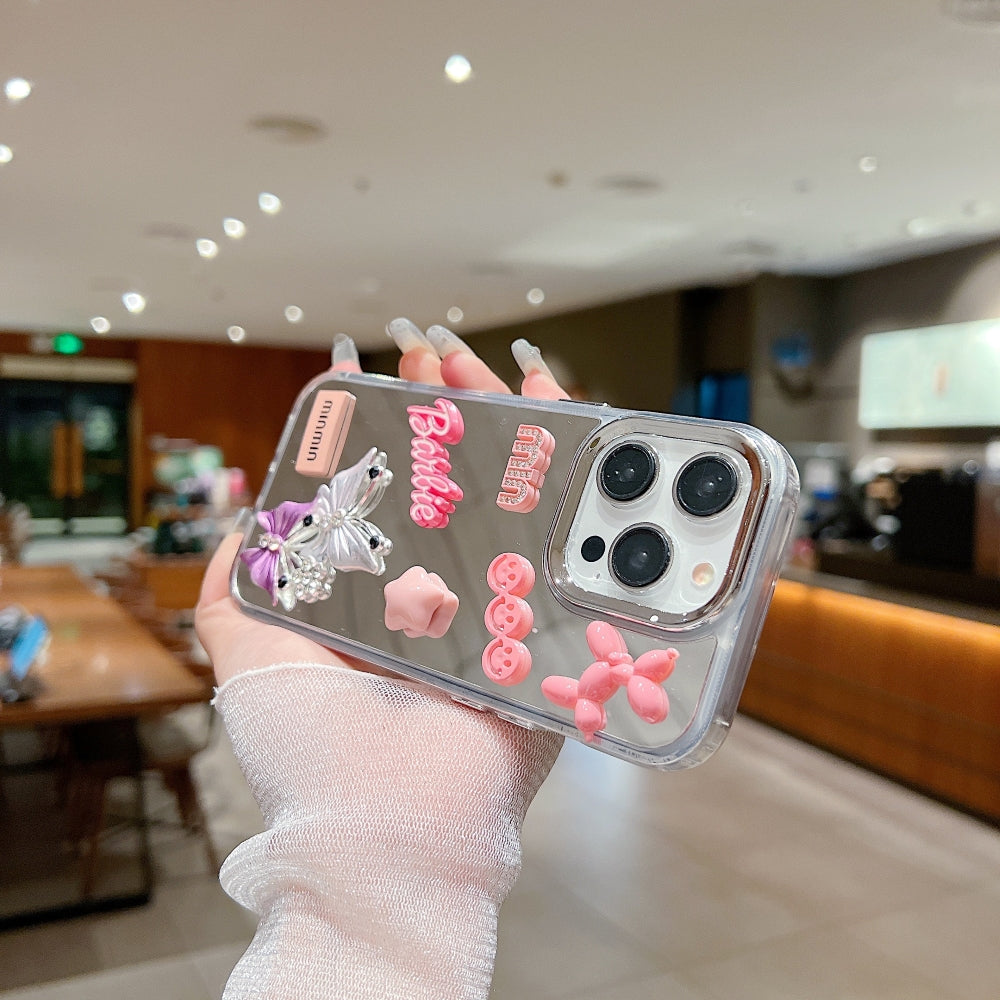 3D Creative Toy Graphic Mirror Phone Case - iPhone 14 Pro Max
