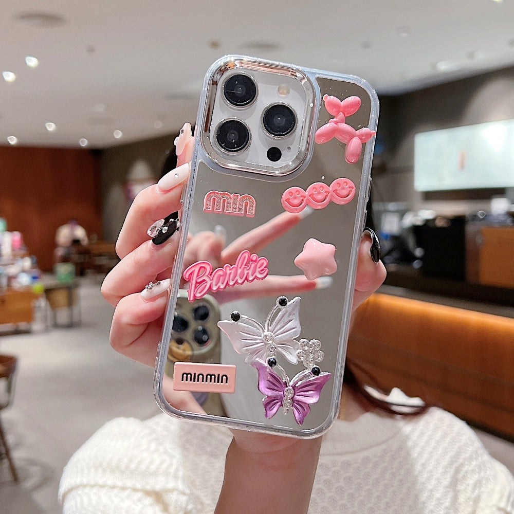 3D Creative Toy Graphic Mirror Phone Case - iPhone 14 Pro Max