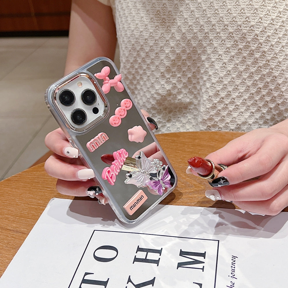 3D Creative Toy Graphic Mirror Phone Case - iPhone 14 Pro Max