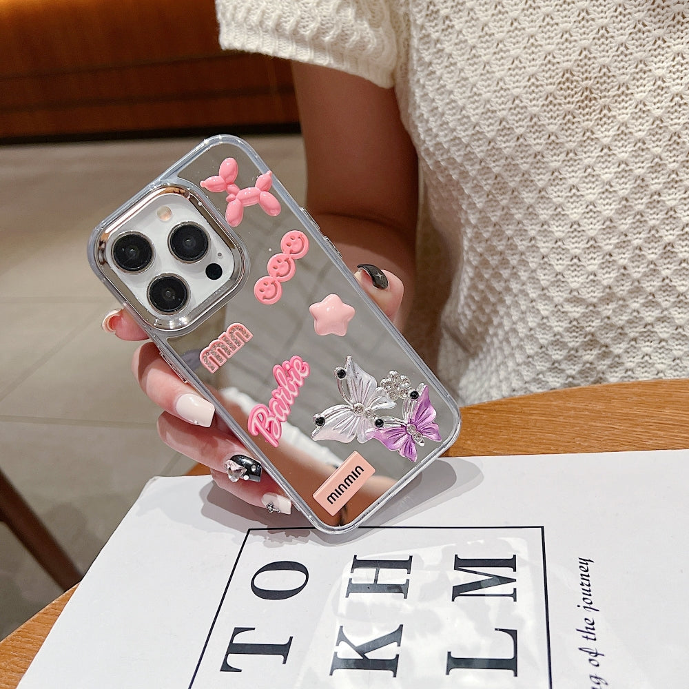 3D Creative Toy Graphic Mirror Phone Case - iPhone 14 Pro Max