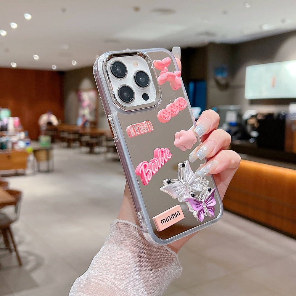 3D Creative Toy Graphic Mirror Phone Case - iPhone 14 Pro Max