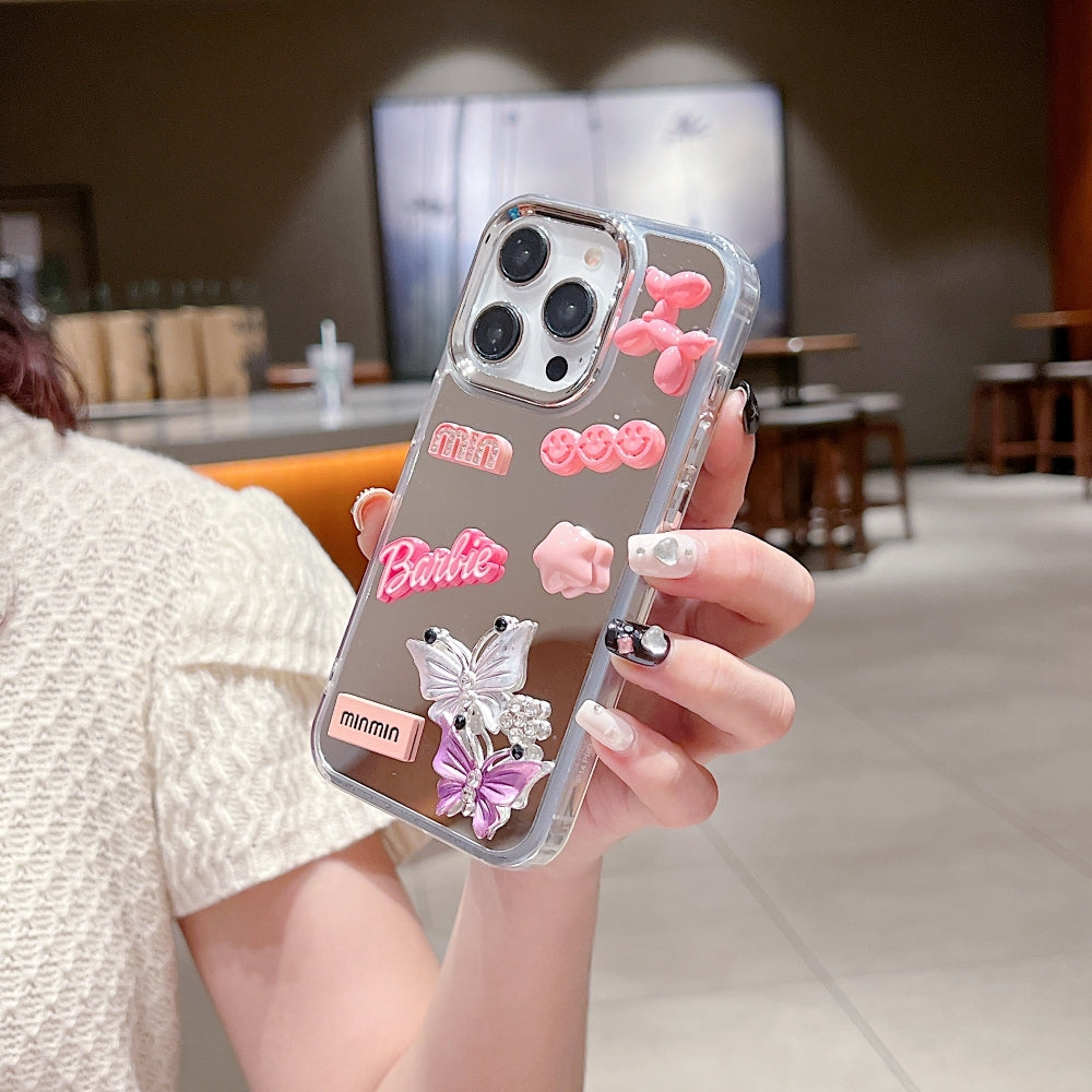 3D Creative Toy Graphic Mirror Phone Case - iPhone 14 Pro Max
