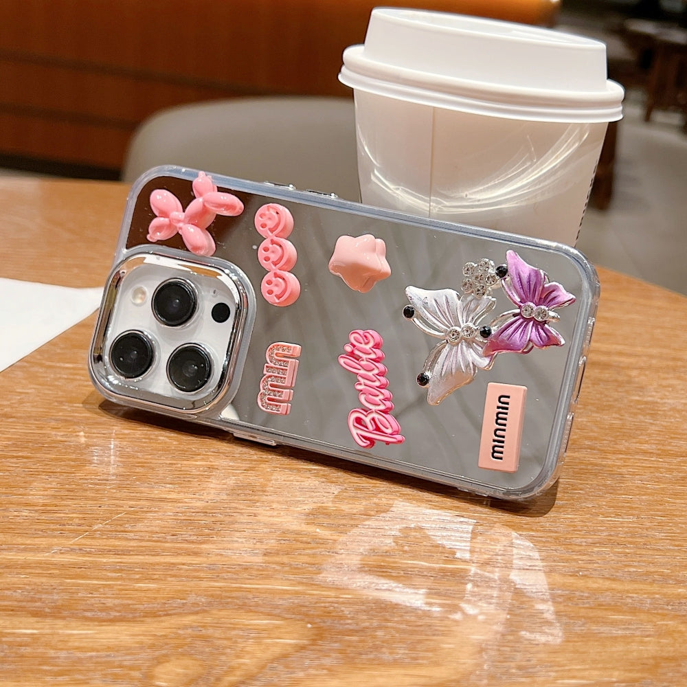 3D Creative Toy Graphic Mirror Phone Case - iPhone 14 Pro Max