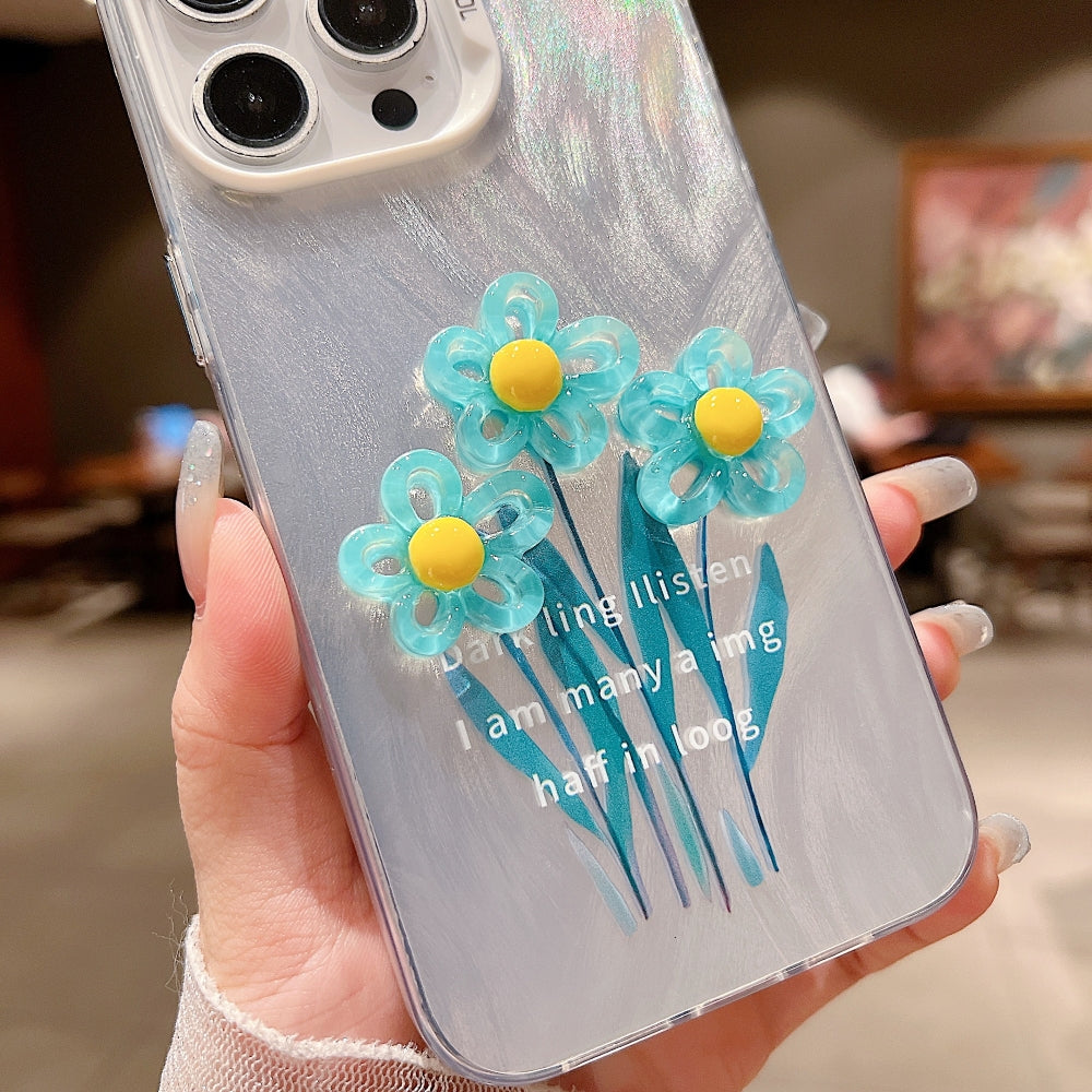 3D Oil Painting Flower Colorful Phone Case