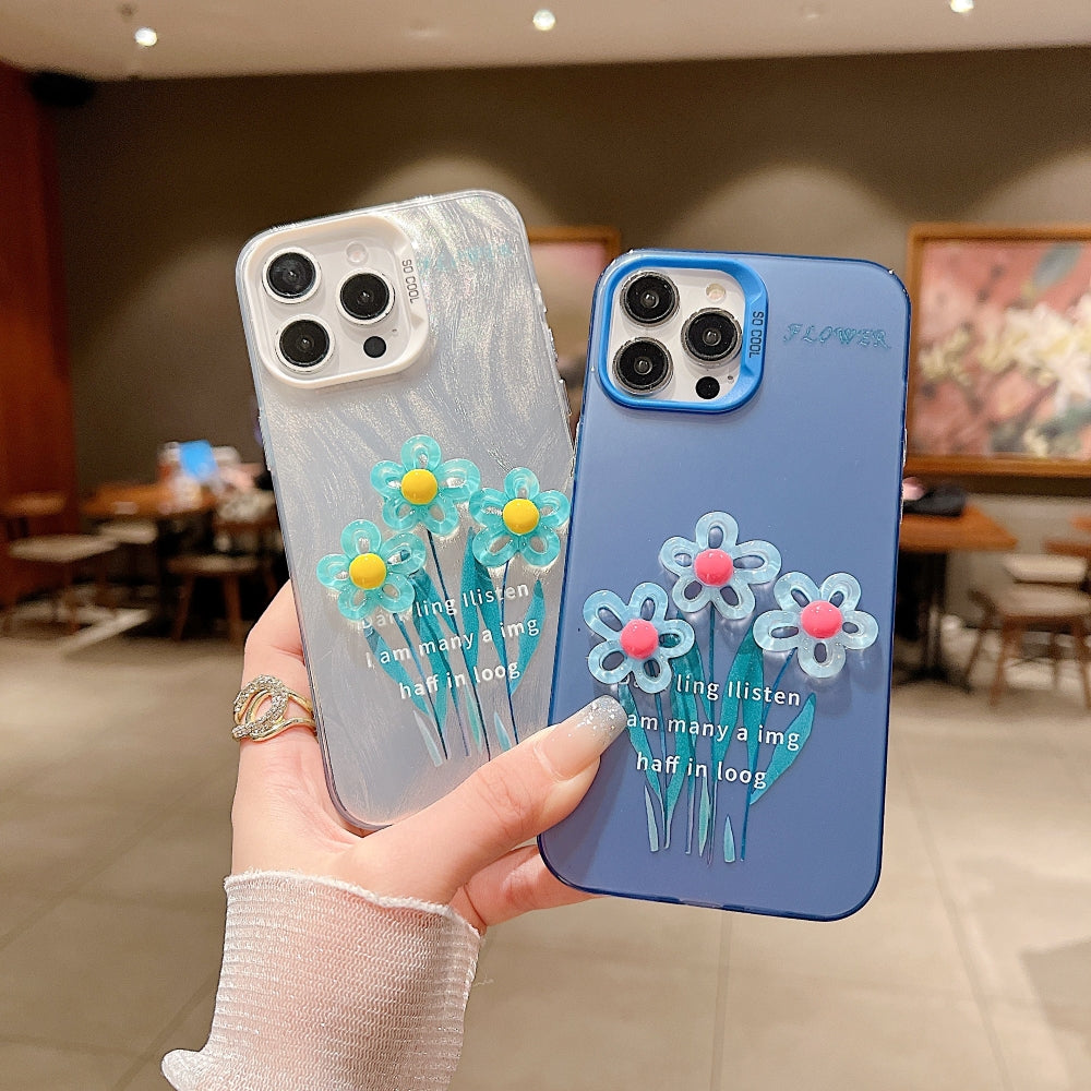 3D Oil Painting Flower Colorful Phone Case