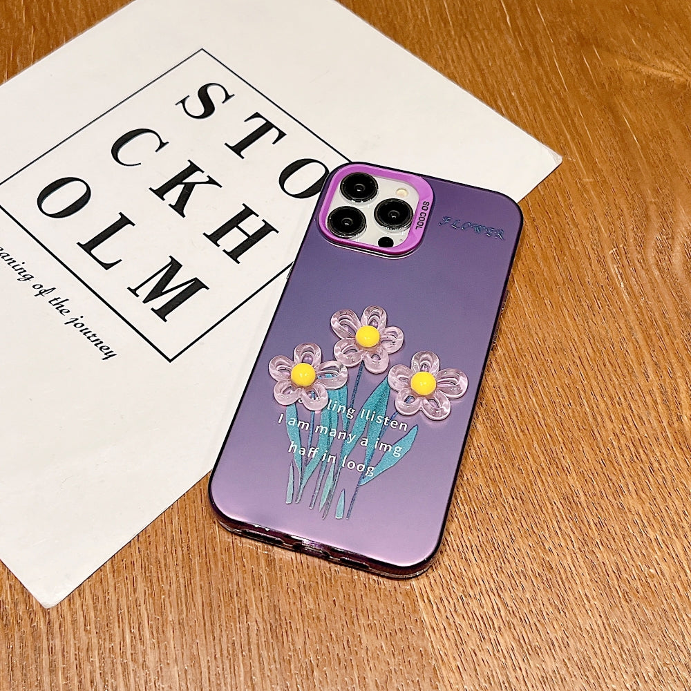 3D Oil Painting Flower Colorful Phone Case