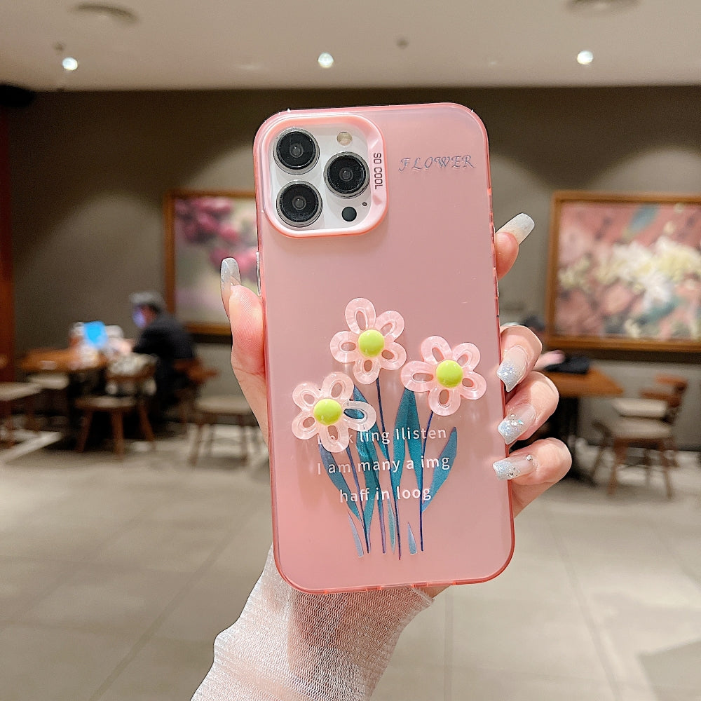 3D Oil Painting Flower Colorful Phone Case