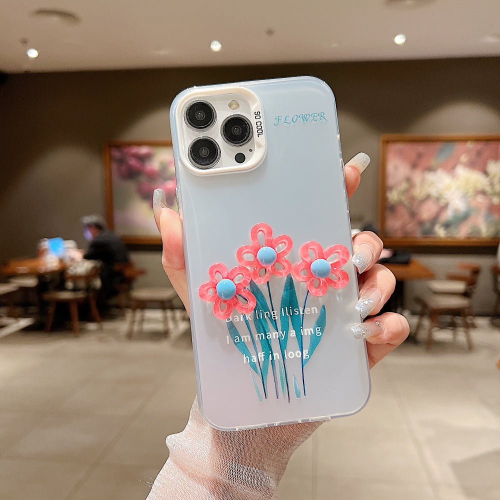 3D Oil Painting Flower Colorful Phone Case