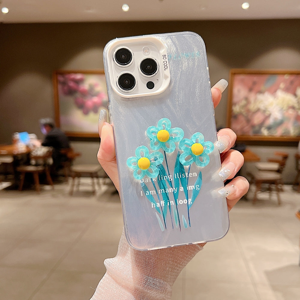 3D Oil Painting Flower Colorful Phone Case