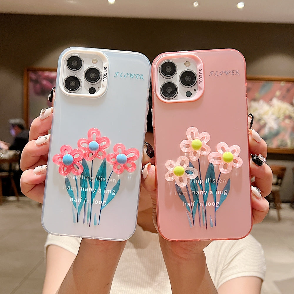 3D Oil Painting Flower Colorful Phone Case