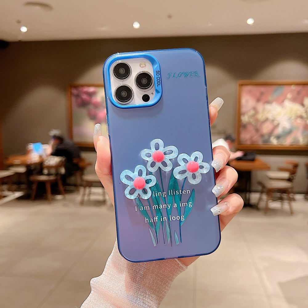 3D Oil Painting Flower Colorful Phone Case