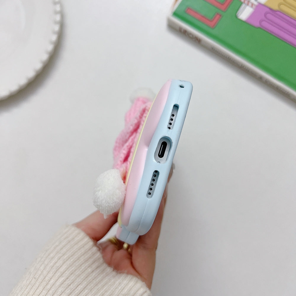 3D Silicone Bear Soft Phone Case - iPhone 14 Pro