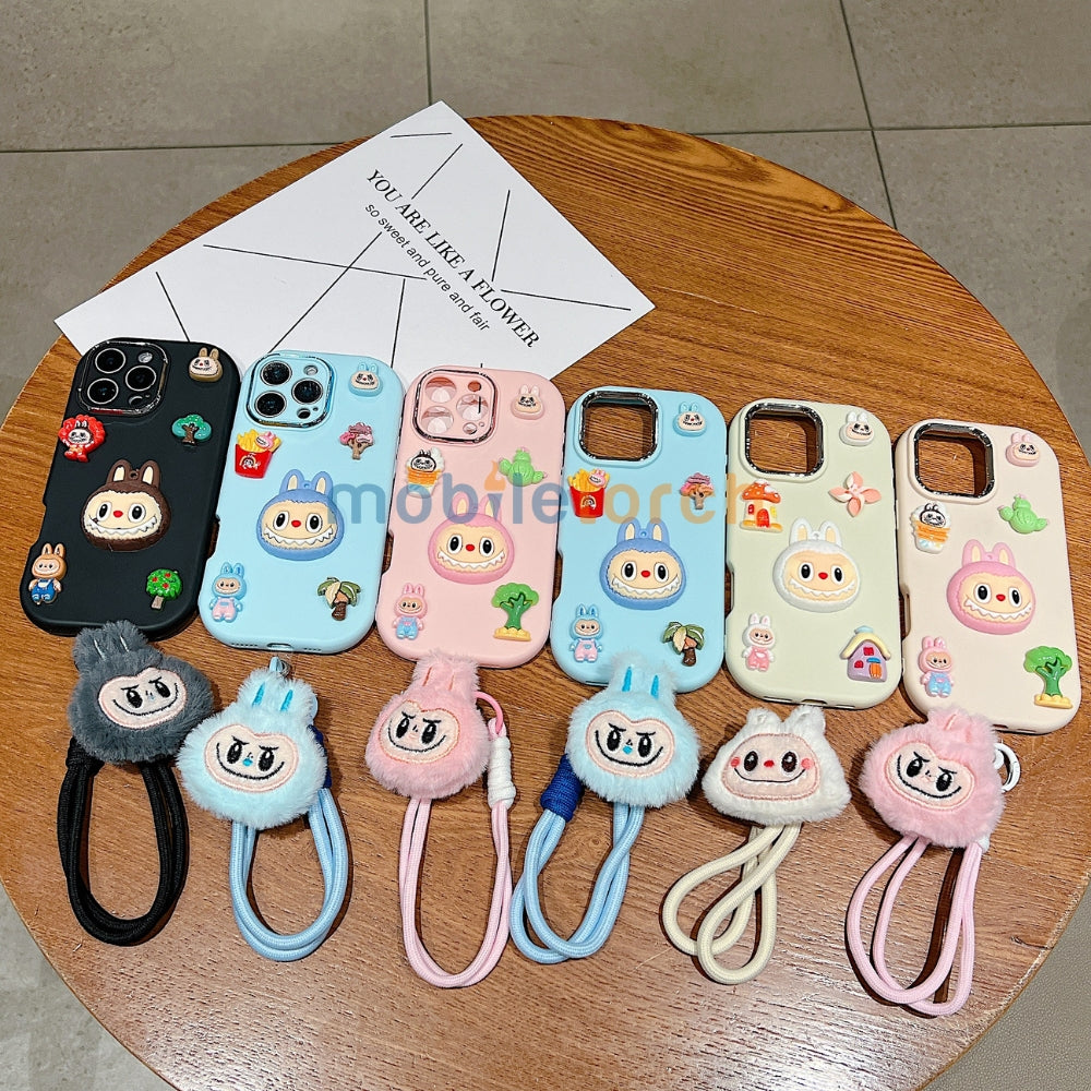 3D Toy Silicone Metal with Wrist Band Phone Case - Oppo A57 (5G)