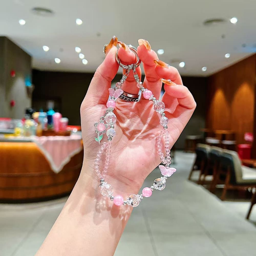 Alloy Luxury Style Double-layer Phone Charm | Keychain | Handbag Charm