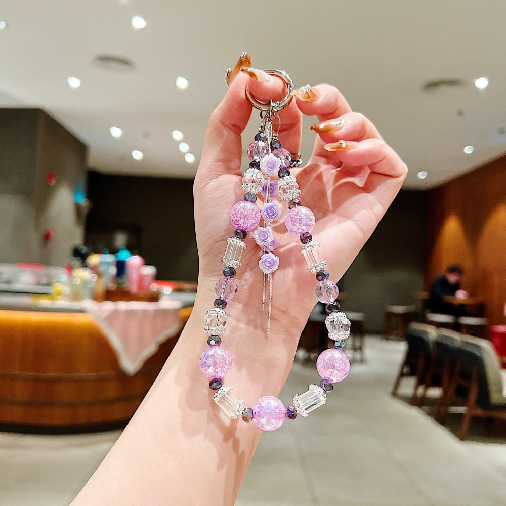 Blinging Beaded Phone Charm | Keychain | Handbag Charm