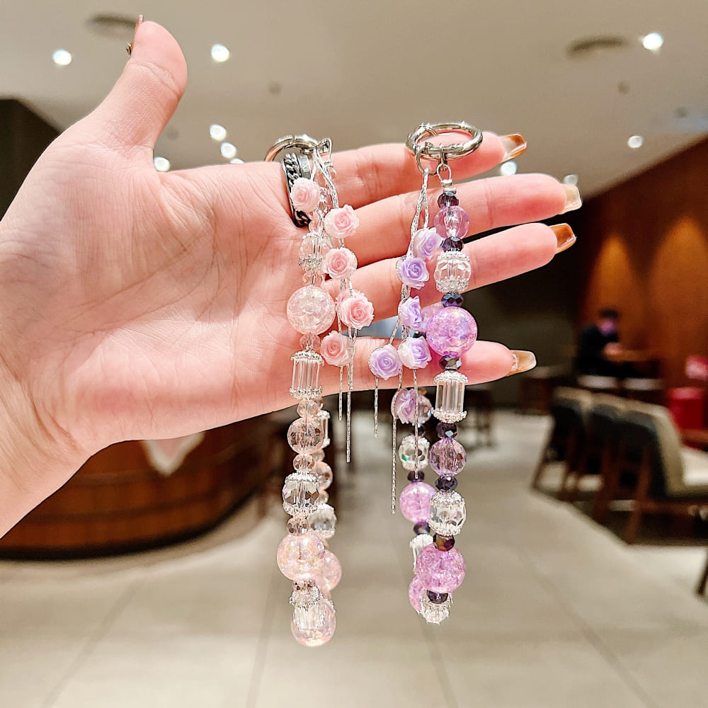 Blinging Beaded Phone Charm | Keychain | Handbag Charm