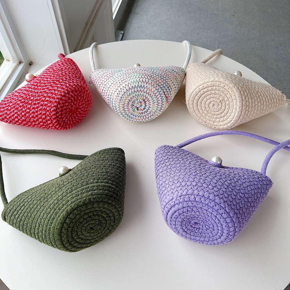 Bow Belle Woven Mini Bag