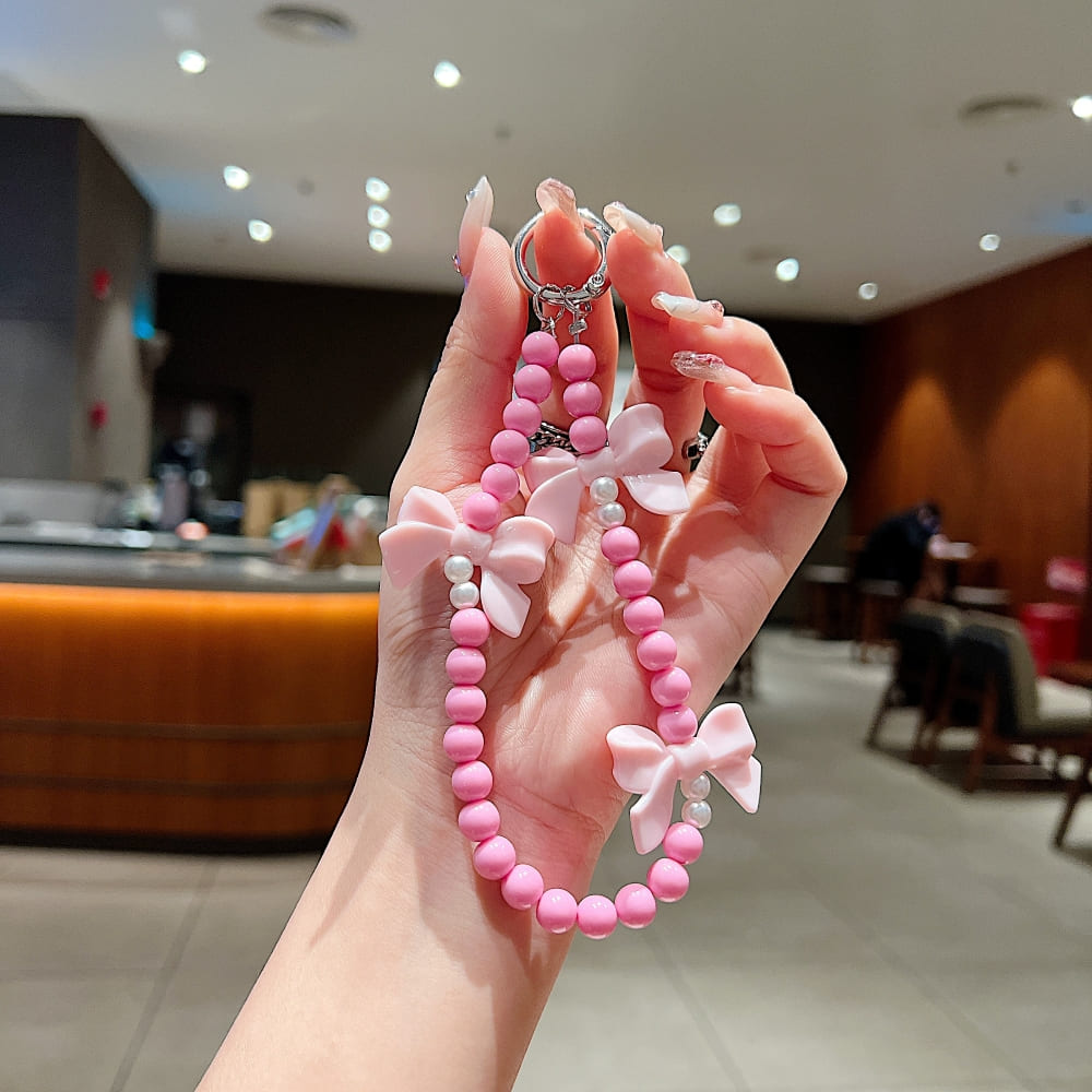 Bow Burst Beaded Phone Charm | Bracelet | Handbag Charm
