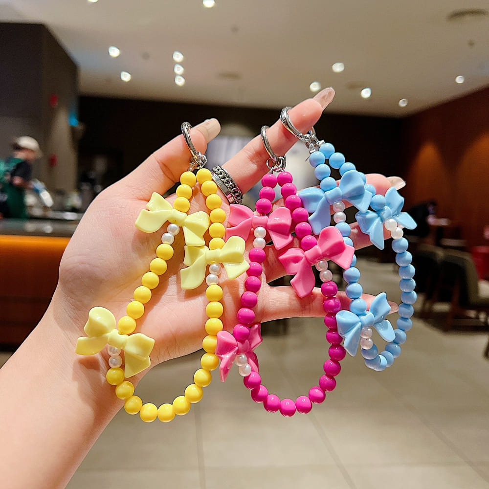 Bow Burst Beaded Phone Charm | Bracelet | Handbag Charm