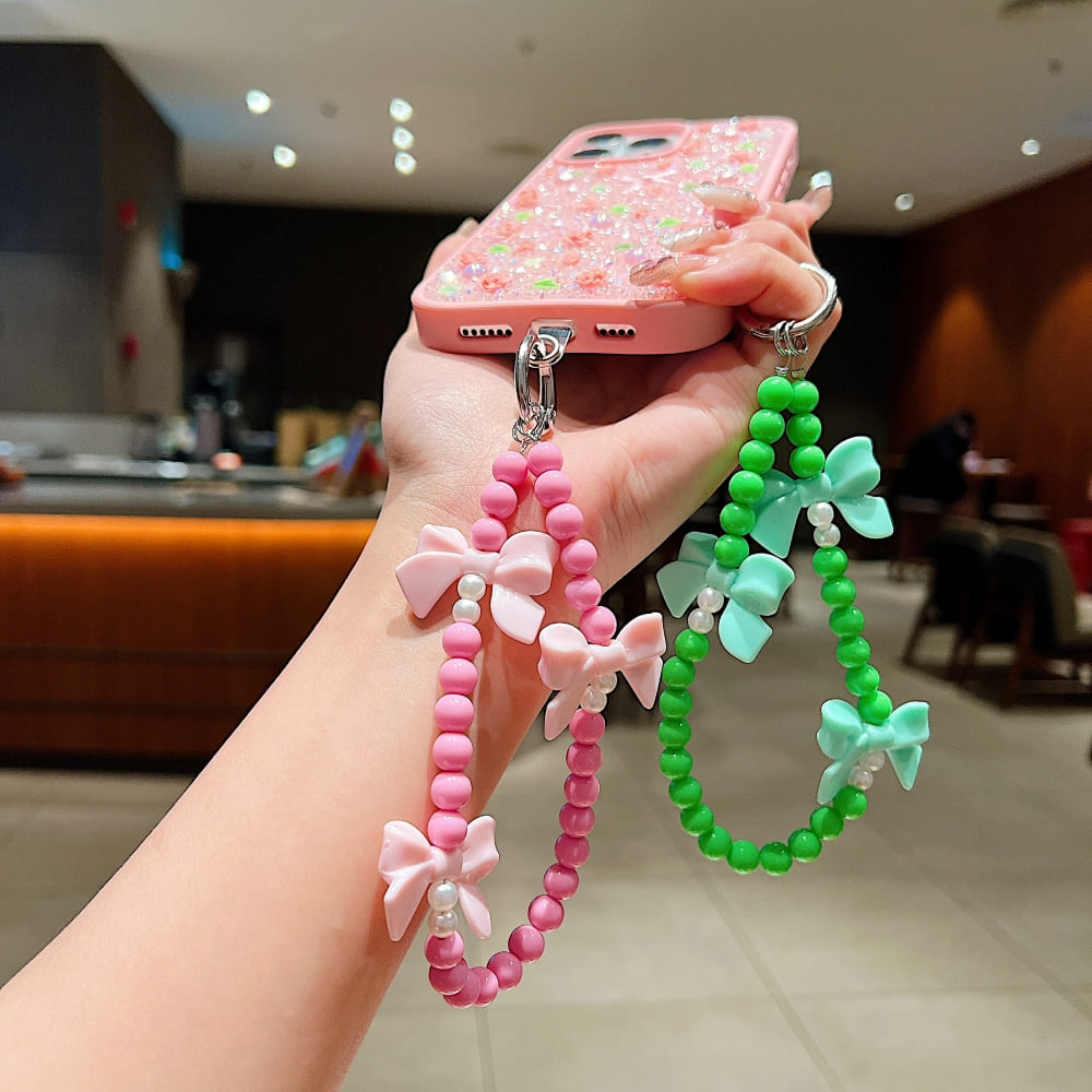 Bow Burst Beaded Phone Charm | Bracelet | Handbag Charm