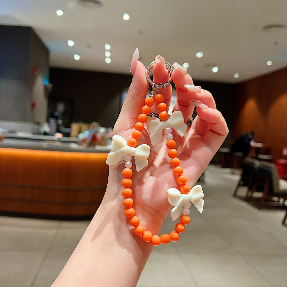 Bow Burst Beaded Phone Charm | Bracelet | Handbag Charm