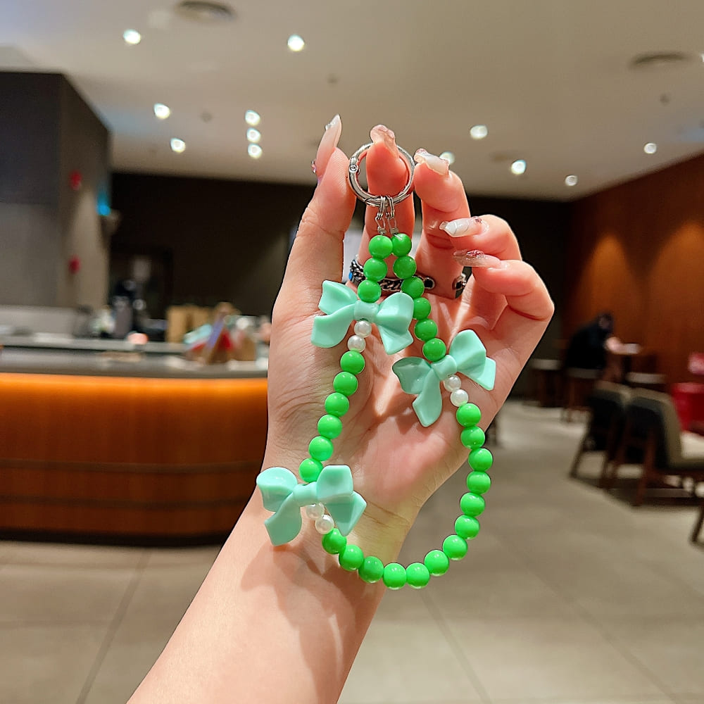Bow Burst Beaded Phone Charm | Bracelet | Handbag Charm