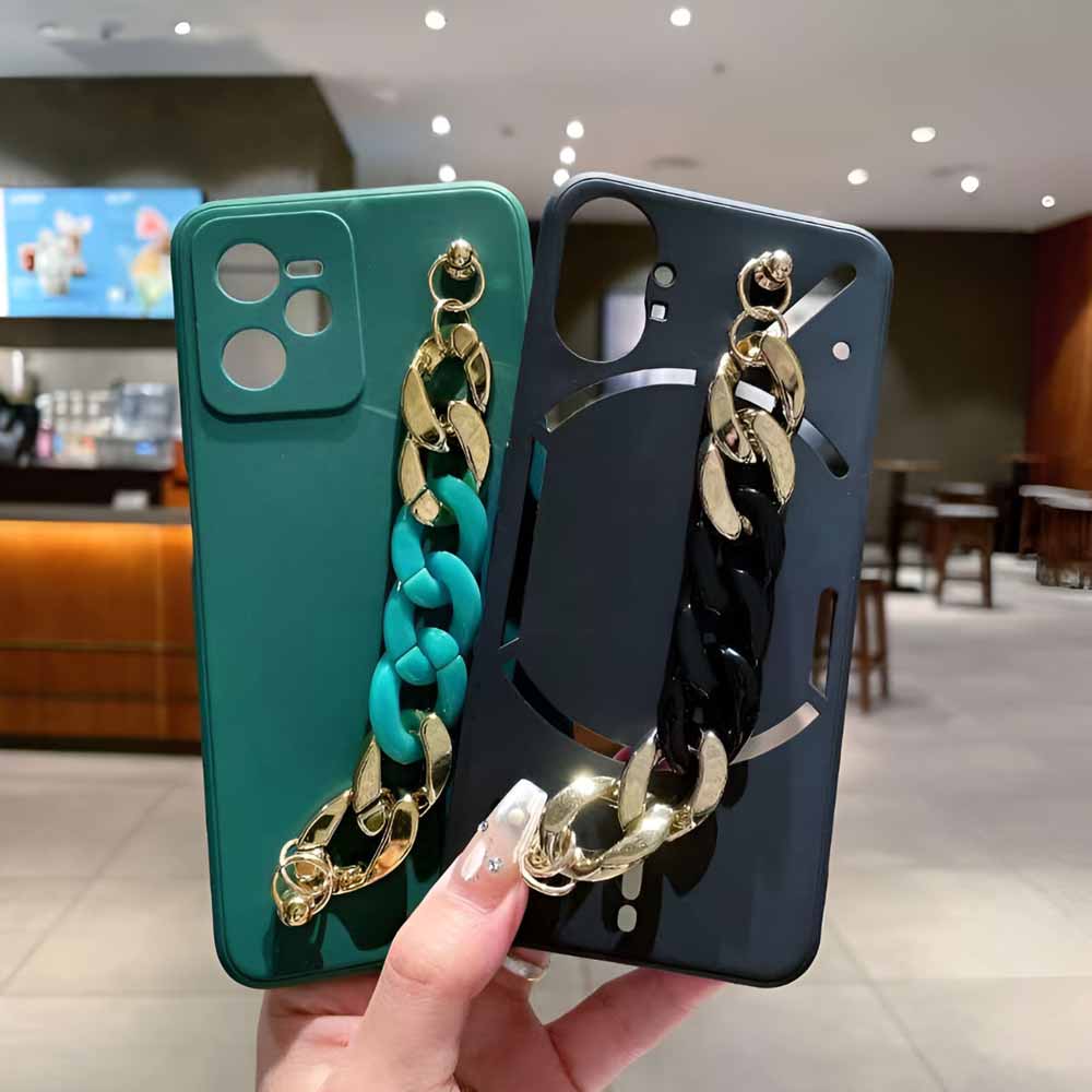 Bracelet Strap Camera Protection Color Phone Case
