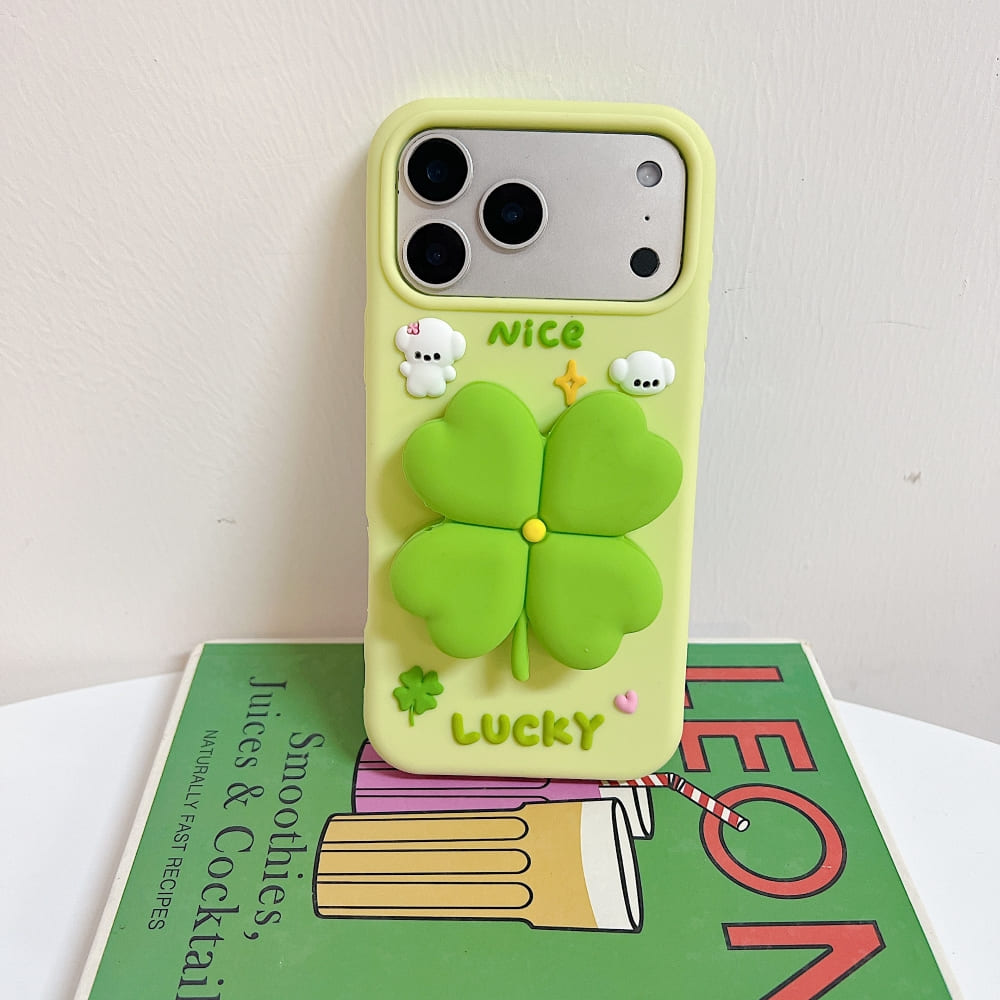 Bright Luck Clover Phone Case