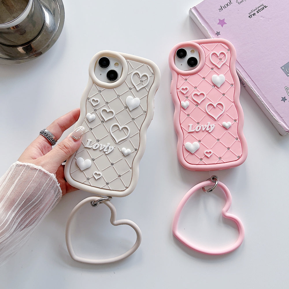 Bubble Heart Silicone Phone Case