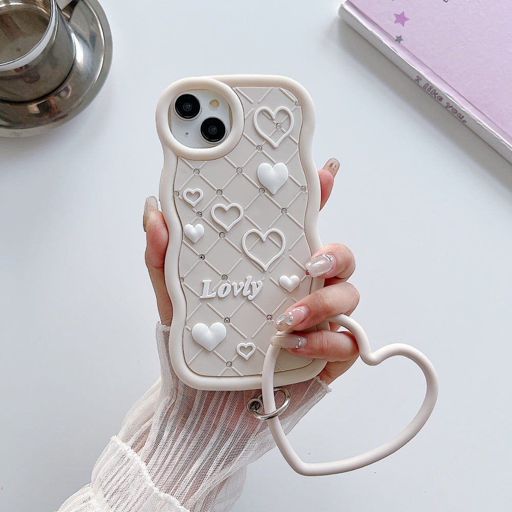 Bubble Heart Silicone Phone Case