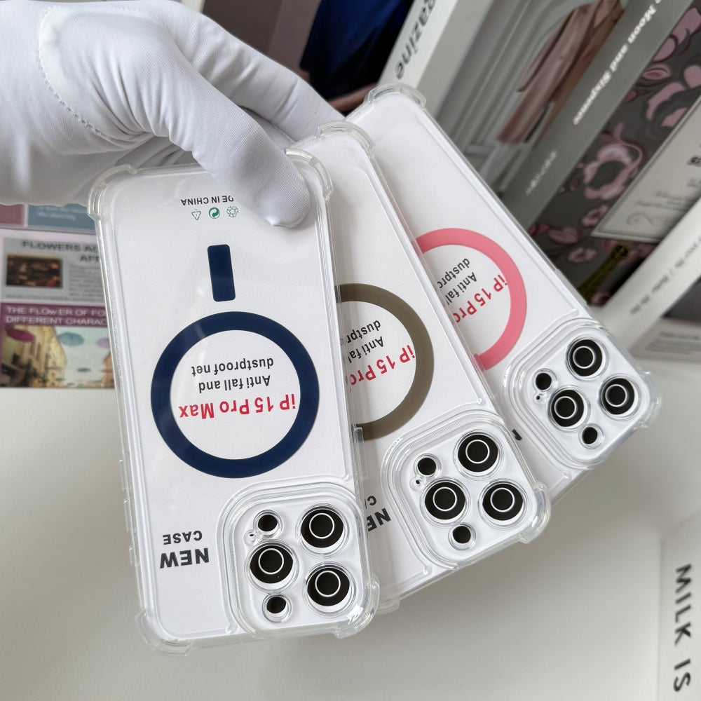 Camera Protection Color Magsafe Bumper Phone Case