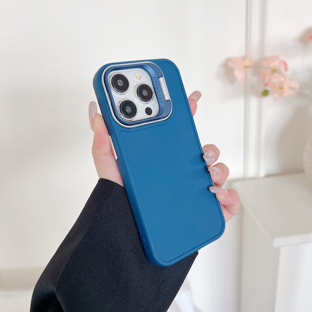 Camera Stand Color TPU (Soft) Phone Case - Vivo Y35
