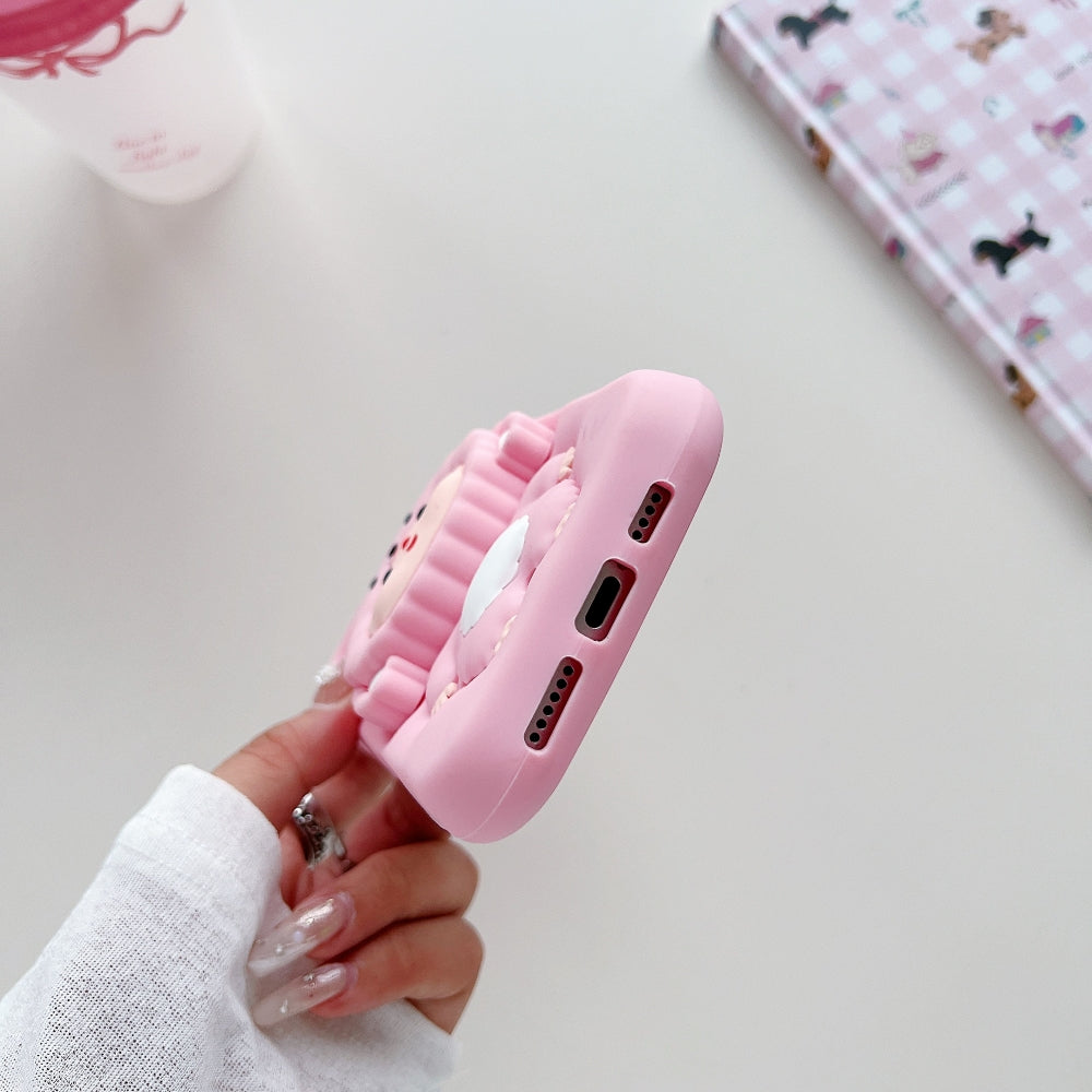 Cartoon Baby Holder Silicone Phone Case