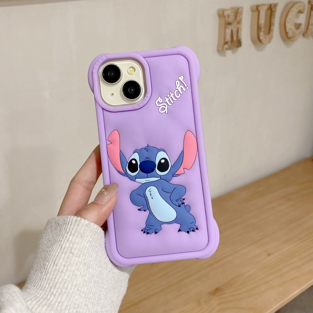 3D Fun Cartoon Silicone Soft Protective Phone Case - iPhone 14 Pro